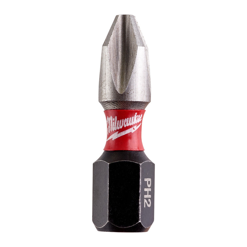 Milwaukee Milwaukee 4932472037 Shockwave Impact Duty PH2 Screwdriver Bits 25mm (25 Piece) 4932472037