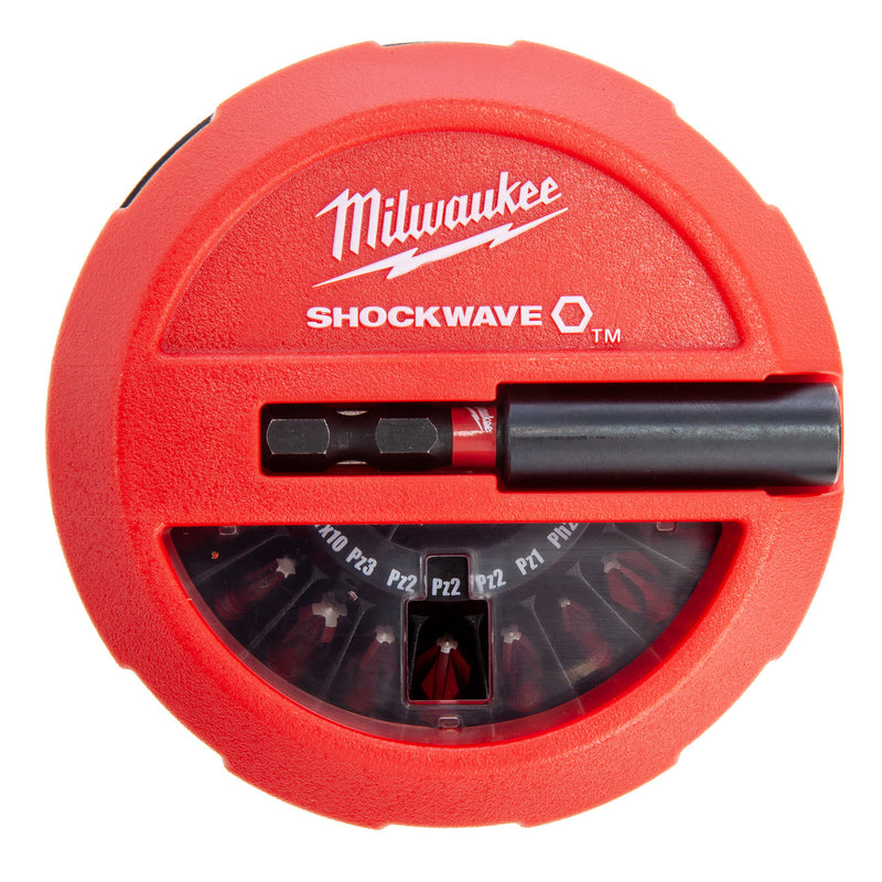 Milwaukee Milwaukee 4932472055 Shockwave Impact Duty Screwdriver Bit Set Puck (16 Piece) 4932472055