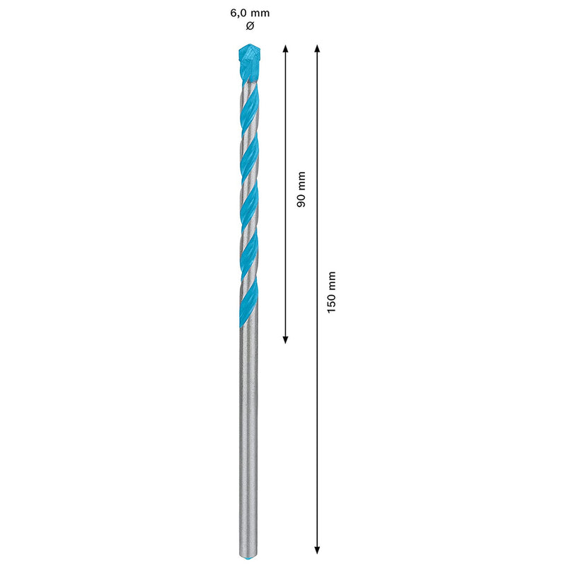 Bosch Bosch 2608900612 Expert CYL-9 Multi Construction Drill Bit 6 x 90 x 150mm 2608900612