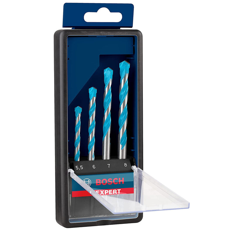 Bosch Bosch 2608900646 Expert CYL-9 Multi Construction Drill Bit Set 5.5mm - 8mm (Pack Of 4) 2608900646