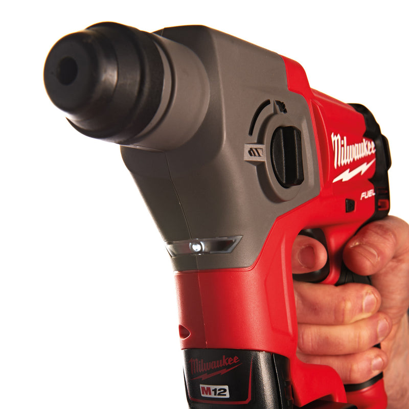 Milwaukee Milwaukee M12 CH-202B FUEL Brushless SDS Hammer Drill (2x 2.0Ah Batteries) 4933478786