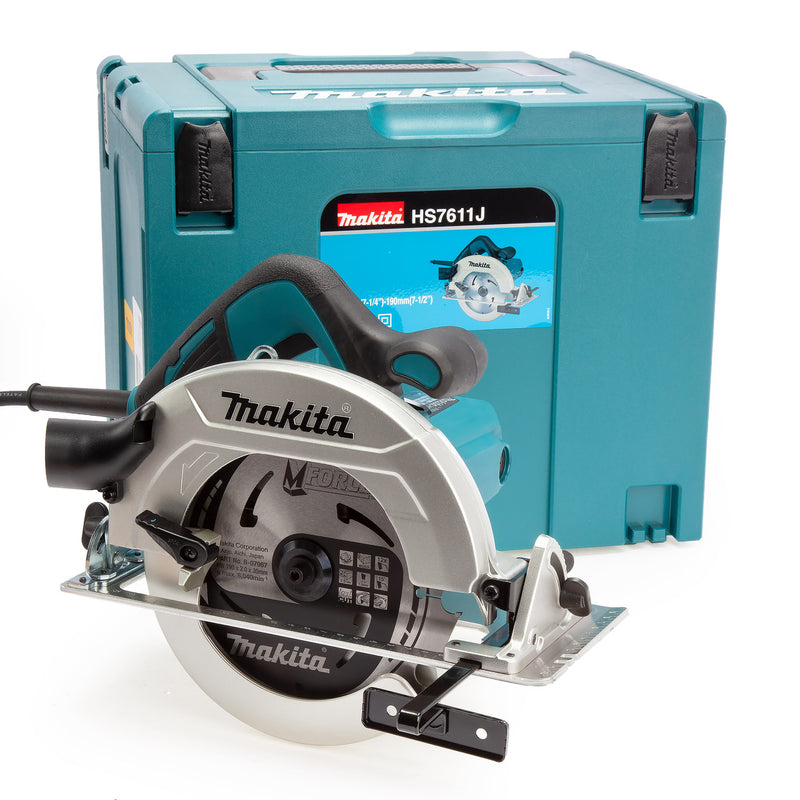 Makita Makita HS7611J 190mm Circular Saw in MakPac Case (110V) HS7611J/1