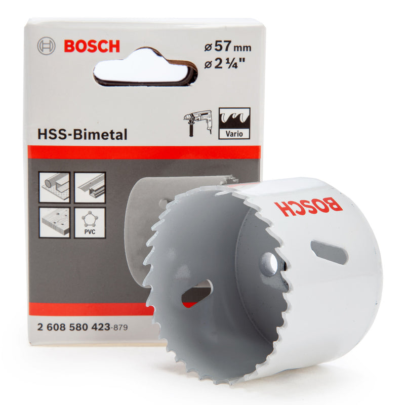 Bosch Bosch 2608580423 HSS-Bimetal Hole Saw 2. 1/4in - 57mm Diameter 2608580423