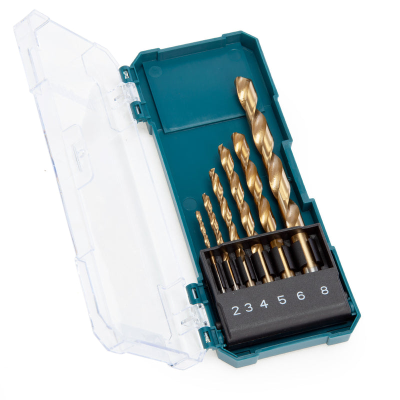 Makita Makita D-72833 HSS-TiN Drill Bit Set for Metal (6 Piece) D-72833