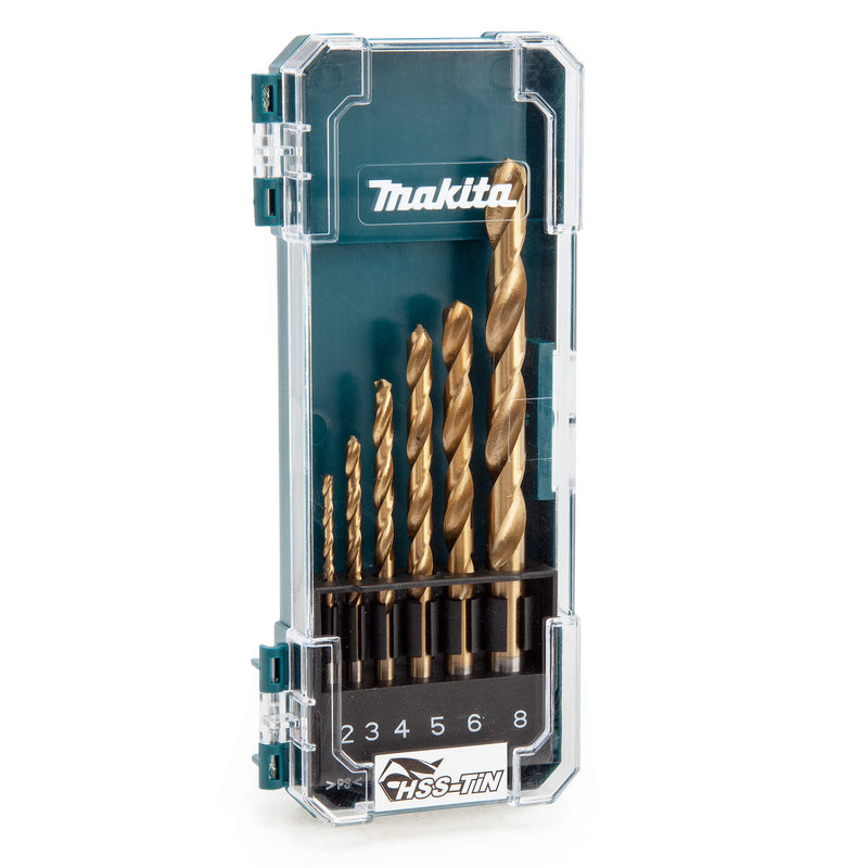 Makita Makita D-72833 HSS-TiN Drill Bit Set for Metal (6 Piece) D-72833