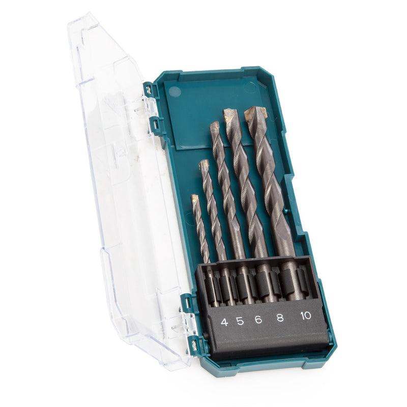 Makita Makita D-72877 TCT Drill Bit Set for Masonry (5 Piece) D-72877