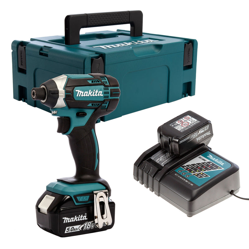 Makita Makita DTD152RTJ 18V LXT Impact Driver (2 x 5.0Ah Batteries) in MakPac Case DTD152RTJ