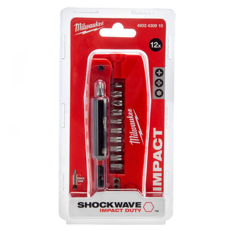 Milwaukee Milwaukee 4932430910 Shockwave Impact Duty Drive Guide Set (12 Piece) 4932430910