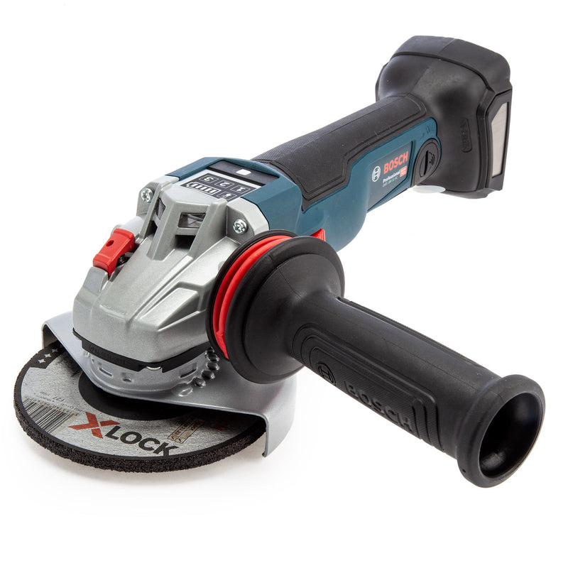 Bosch Bosch GWS 18V-10 SC 5 inch/125mm Brushless Angle Grinder (Body Only) with GCY 42 Bluetooth Module 06019G340B