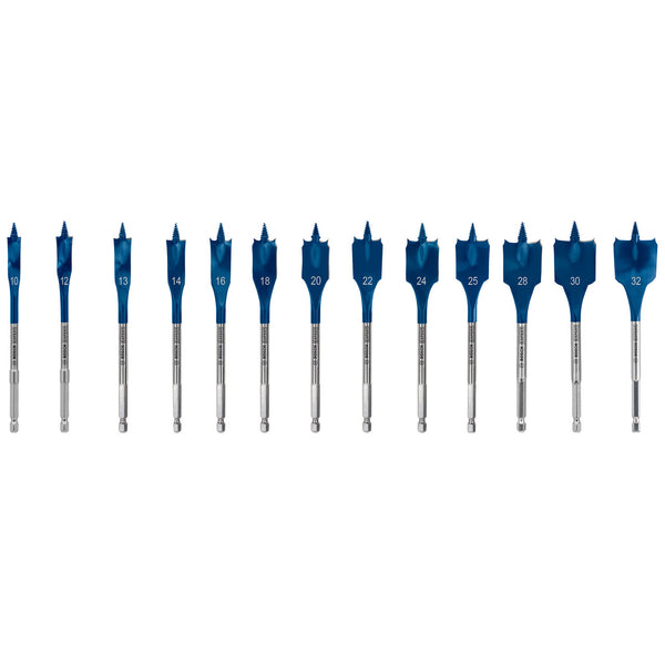 Bosch Bosch 2608900336 Expert SelfCut Speed Flat Bit Set with Hex Shank (13 Piece) 2608900336