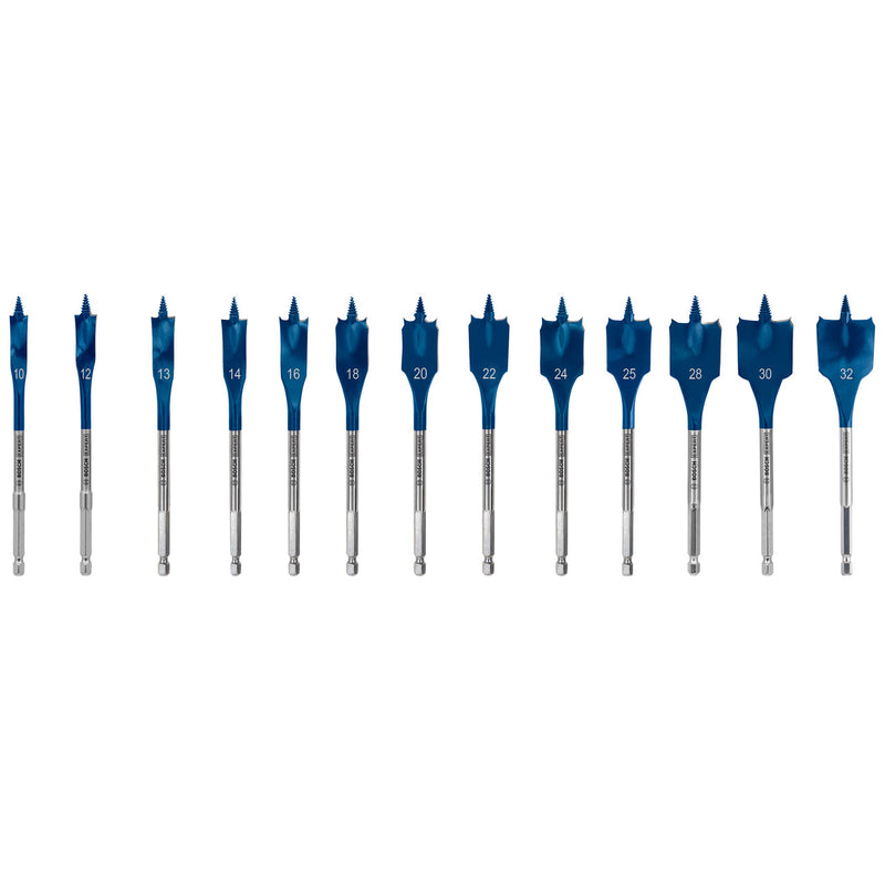 Bosch Bosch 2608900336 Expert SelfCut Speed Flat Bit Set with Hex Shank (13 Piece) 2608900336