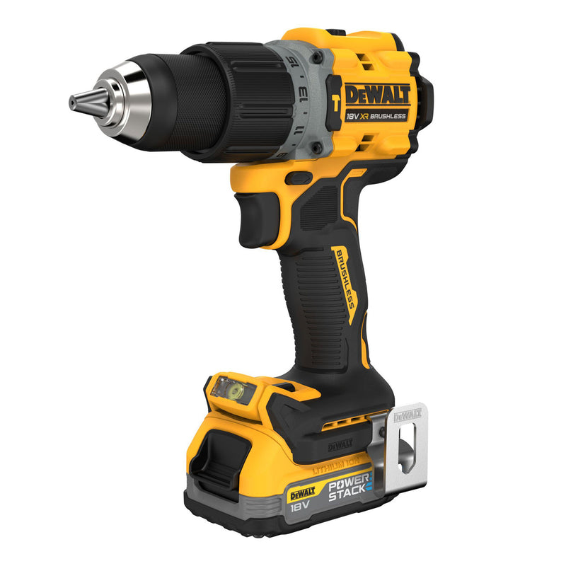 Dewalt Dewalt DCD805E2T 18V XR Combi Drill (2 x Powerstack Batteries) DCD805E2T-GB