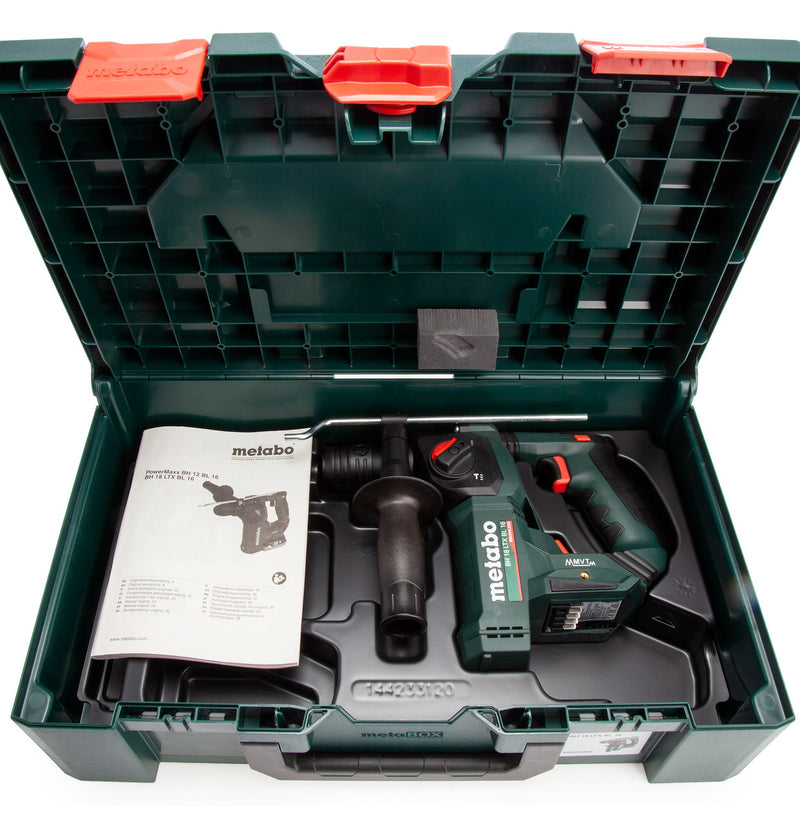 Metabo Metabo BH 18 LTX BL 16 18V SDS+ Hammer Drill (Body Only) in metaBOX 600324840