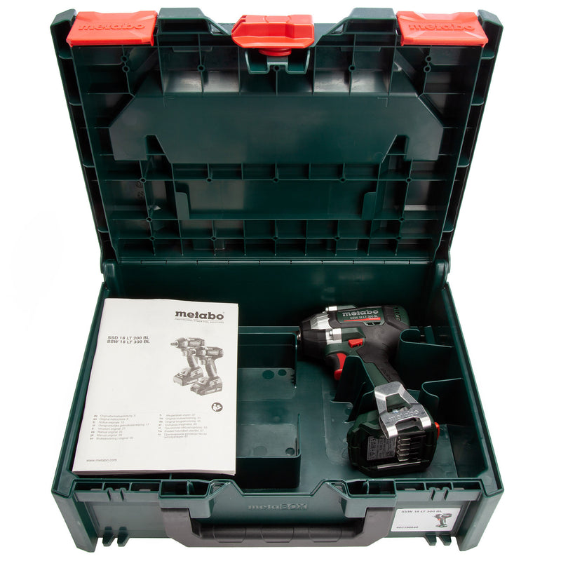 Metabo Metabo SSW 18 LT 300 BL 18V Impact Wrench 1/2" in metaBOX 145 (Body Only) 602398840