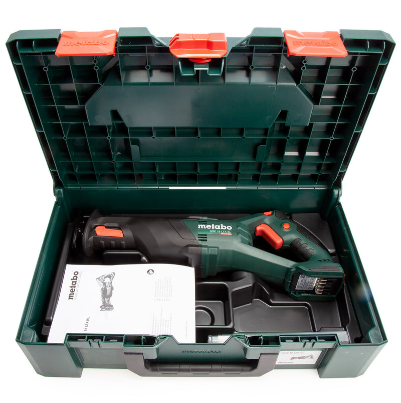 Metabo Metabo 602267840 SSE 18 LTX BL 18V Sabre Saw in metaBOX 145 L (Body Only) 602267840