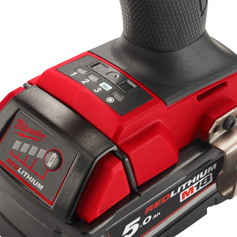 Milwaukee Milwaukee M18 FMTIW2F12 FUEL 1/2" Impact Wrench with Friction Ring (2 x 5.0Ah Batteries) 4933478451