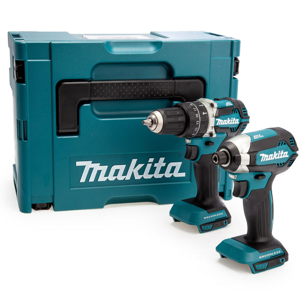 Makita Makita DLX2180ZJ 18V Brushless Combi Drill & Impact Driver Twin Pack (Body Only) DLX2180ZJ