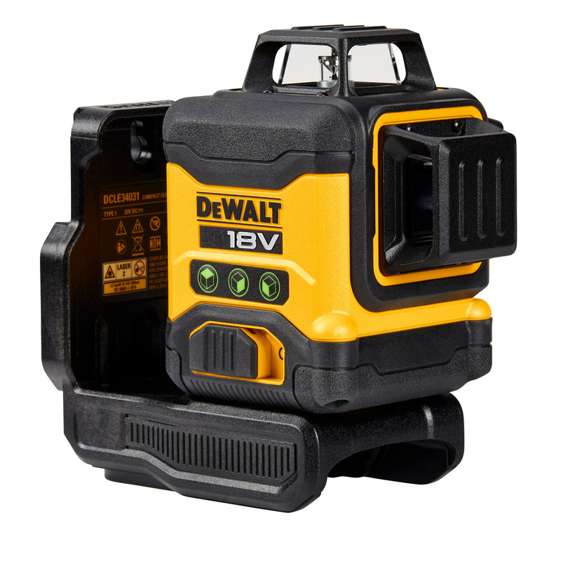 Dewalt Dewalt DCLE34031N 18V XR Compact 3 x 360 Green Laser (Body Only) DCLE34031N-XJ