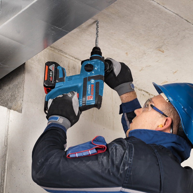 Bosch Bosch GBH 18 V-EC 18V Brushless SDS Plus Rotary Hammer Drill (1 x 5.0Ah Battery) in L-Boxx 0611904078