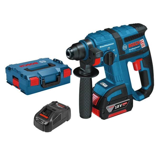 Bosch Bosch GBH 18 V-EC 18V Brushless SDS Plus Rotary Hammer Drill (1 x 5.0Ah Battery) in L-Boxx 0611904078