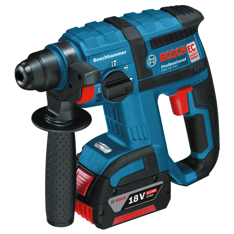 Bosch Bosch GBH 18 V-EC 18V Brushless SDS Plus Rotary Hammer Drill (1 x 5.0Ah Battery) in L-Boxx 0611904078