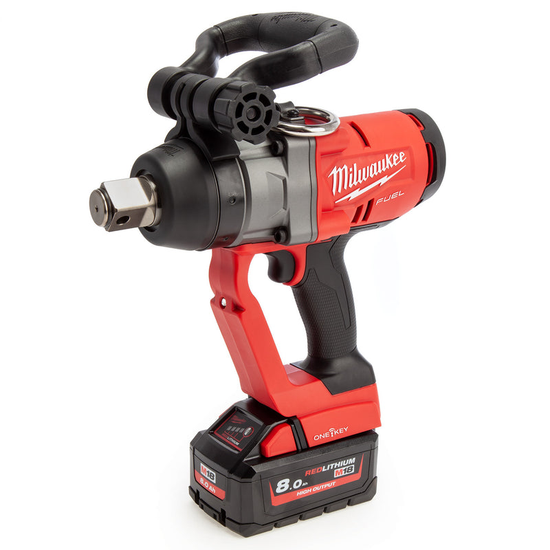 Milwaukee Milwaukee M18 ONEFHIWF1 FUEL 1" Impact Wrench with Friction Ring (2 x 8.0Ah Batteries) 4933459734