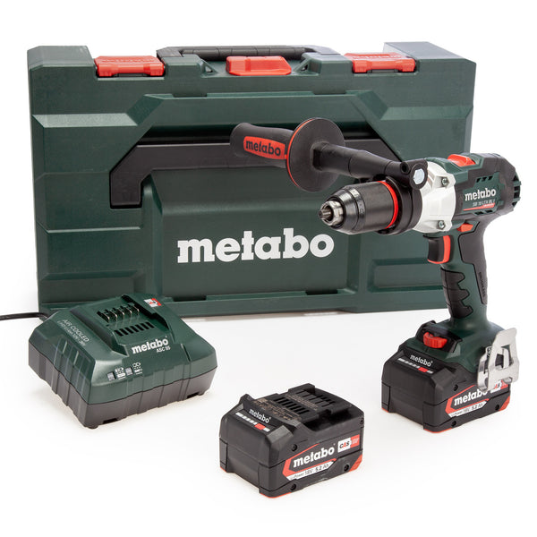 Metabo Metabo 602360590 SB18LTX BL I 18V Hammer Drill (2 x 5.2Ah Batteries) 602360590