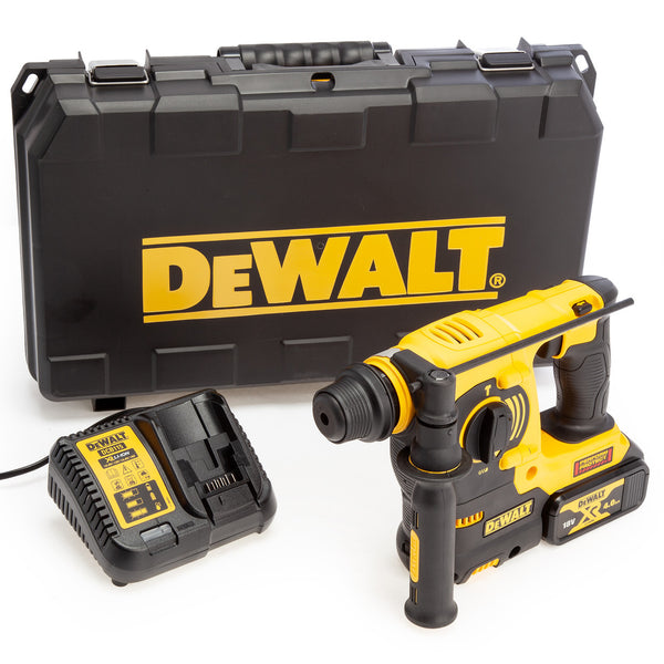 Dewalt Dewalt DCH253M1 18V XR SDS Plus Rotary Hammer Drill (1 x 4.0Ah Battery) DCH253M1-GB