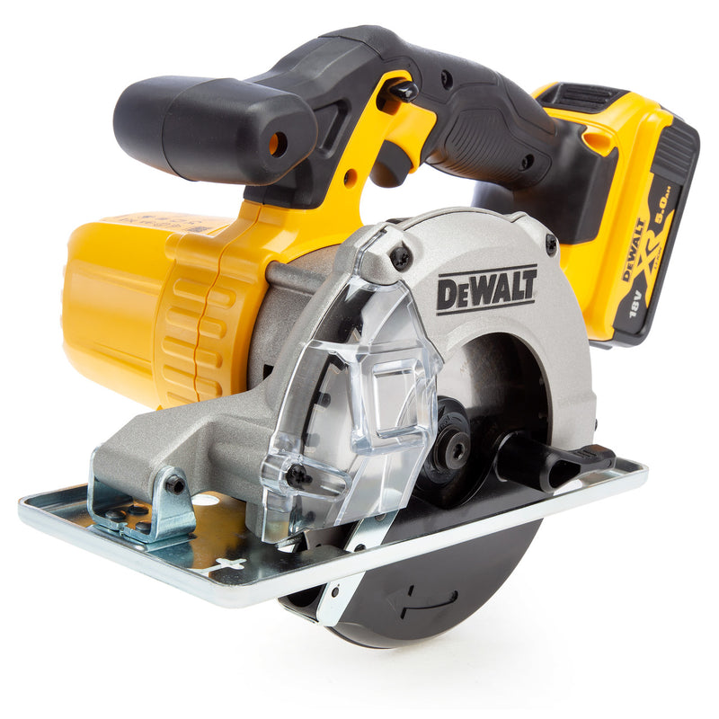 Dewalt Dewalt DCS373P2 18V XR 140mm Metal Cutting Circular Saw (2 x 5.0Ah Batteries) in TSTAK Box DCS373P2-GB