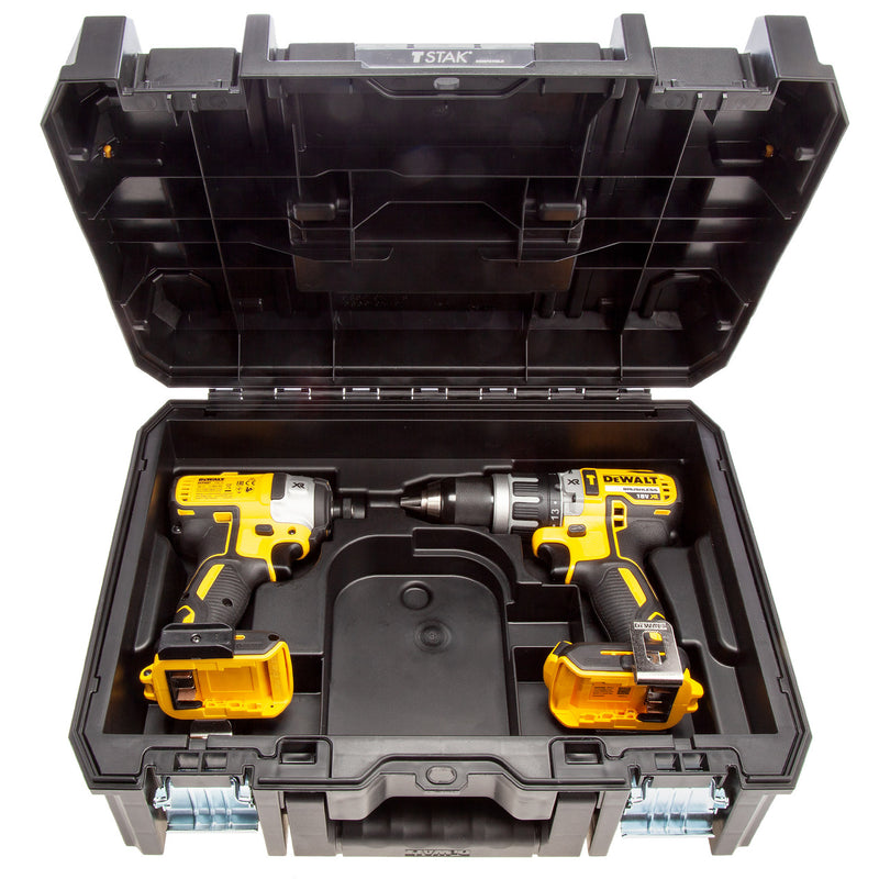 Dewalt Dewalt DCK266T 18V XR Combi Drill & Impact Driver Twin Pack (Body Only) in TSTAK Box DCK266T-XJ