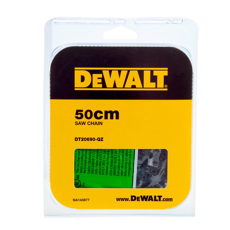 Dewalt Dewalt DT20690 54V XR Flexvolt High Powered Chainsaw Chain - 50cm DT20690-QZ