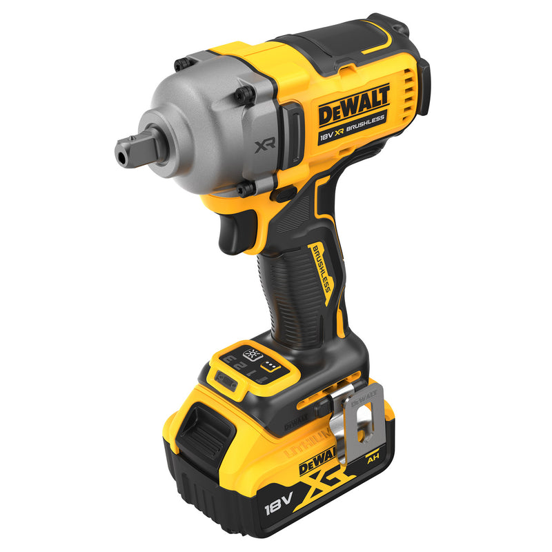 Dewalt Dewalt DCF892P2T 18V XR Brushless Impact Wrench 1/2" Detent Pin (2 x 5.0Ah Batteries) in TSTAK Box DCF892P2T-GB