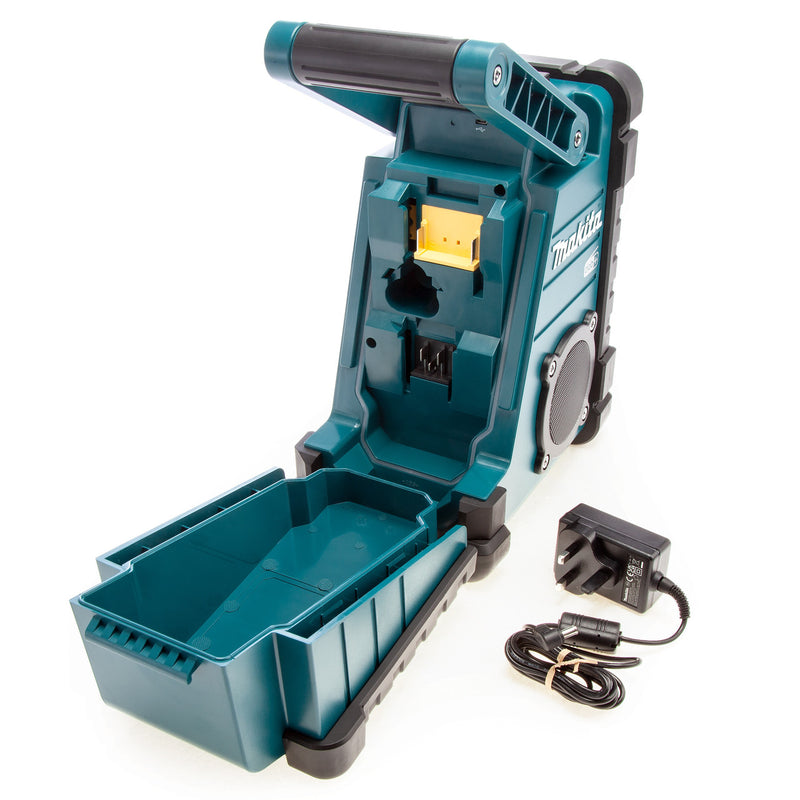 Makita Makita DMR110N DAB/DAB+ Job Site Radio Blue (Body Only) DMR110N