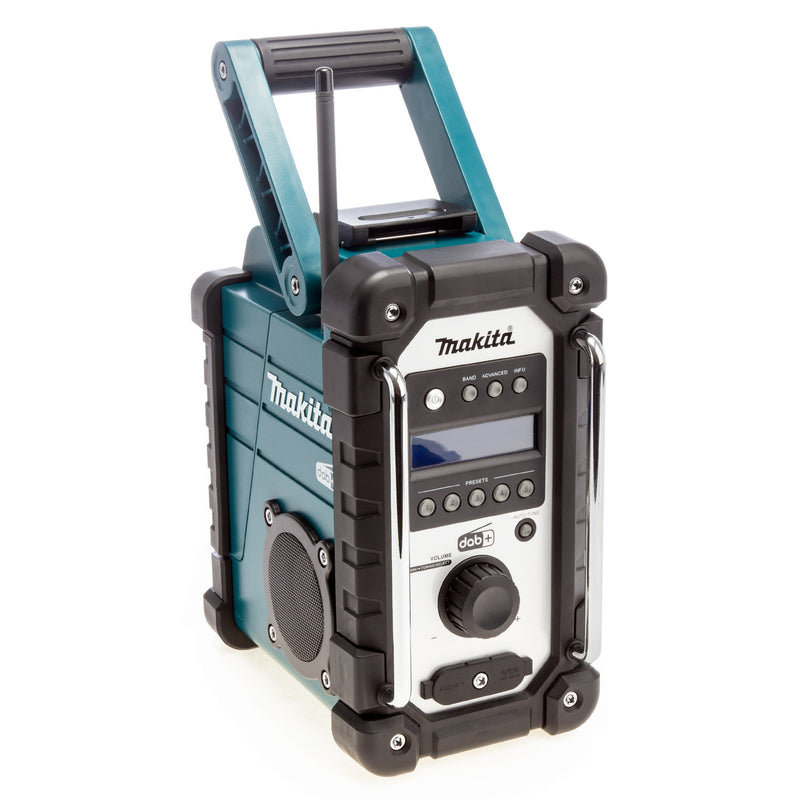 Makita Makita DMR110N DAB/DAB+ Job Site Radio Blue (Body Only) DMR110N