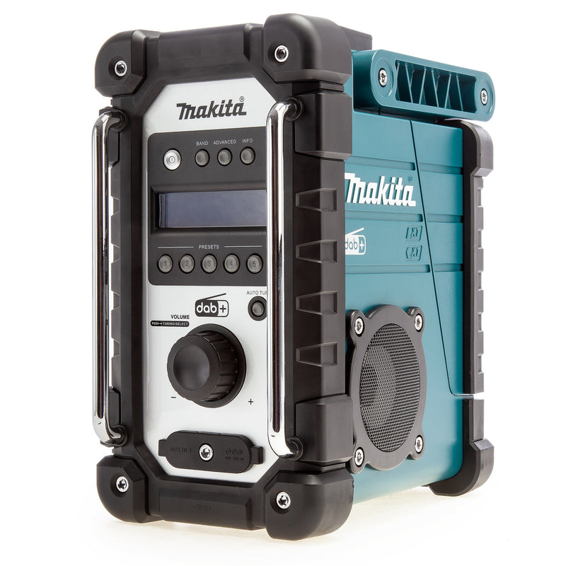 Makita Makita DMR110N DAB/DAB+ Job Site Radio Blue (Body Only) DMR110N