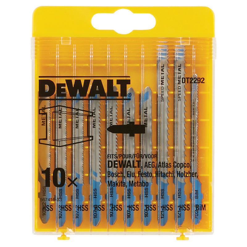 Dewalt Dewalt DT2292 XPC Jigsaw Blade Set for Metal (10 Pack) DT2292-QZ