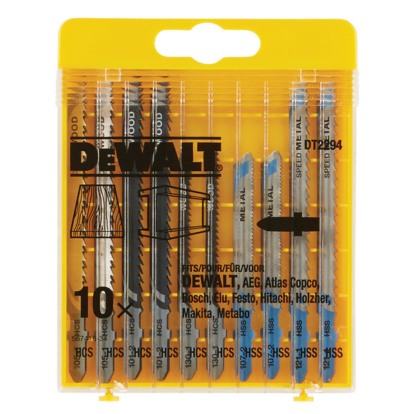 Dewalt Dewalt DT2294 XPC Jigsaw Blade Set for Wood and Metal (10 Pack) DT2294-QZ