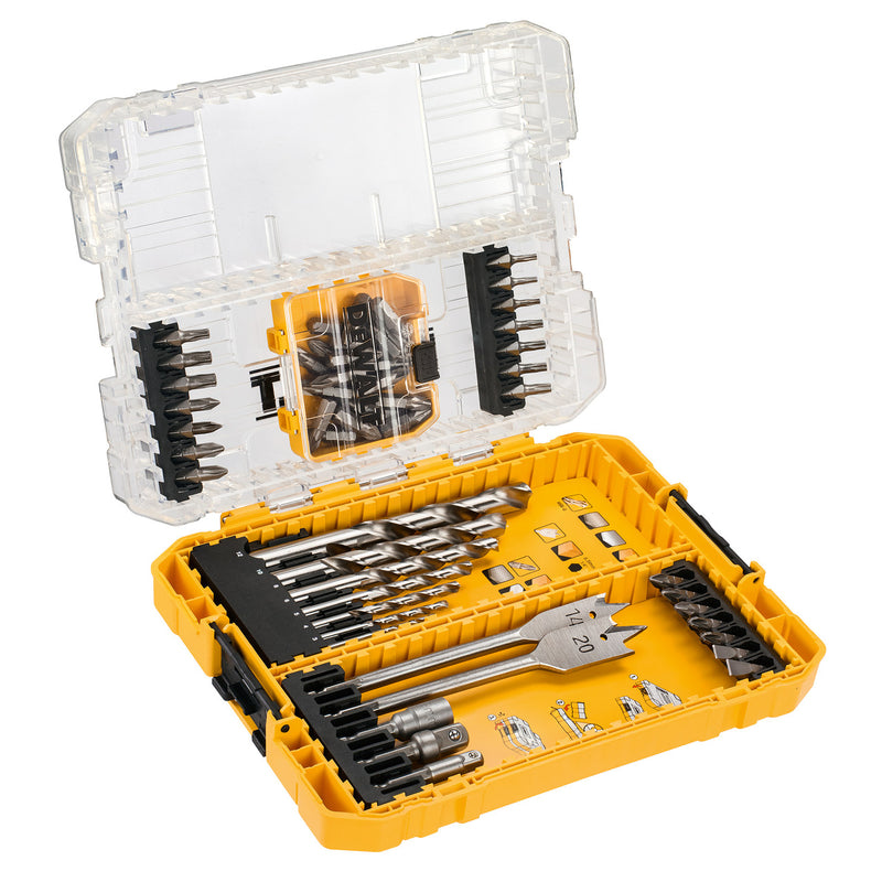 Dewalt Dewalt DT70757 Metal & Wood Drill Drive Set in Connectable Case (55 Piece) DT70757-QZ