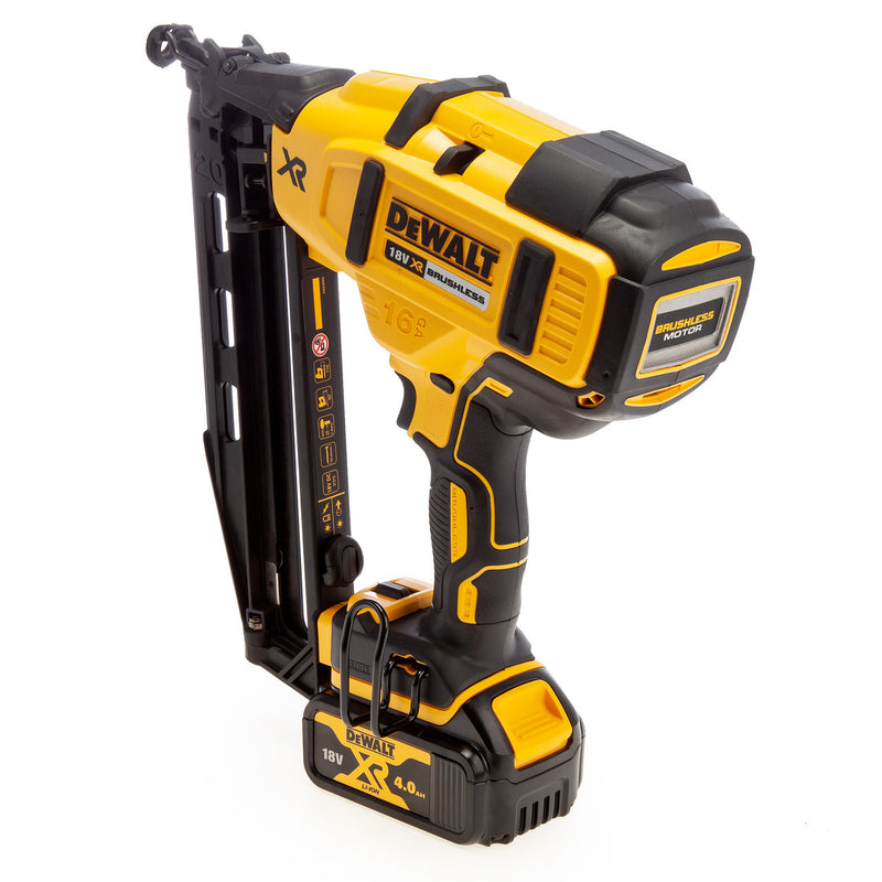 Dewalt Dewalt DCN660M1 18V XR Brushless 2nd Fix Nailer 16Ga (1 x 4.0Ah Battery) in TSTAK Box DCN660M1