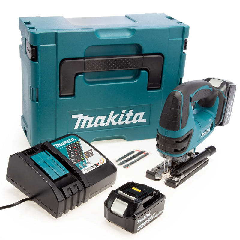 Makita Makita DJV180RGJ 18V LXT Pendulum Jigsaw (2 x 6.0Ah Batteries) in MakPac Case DJV180RGJ