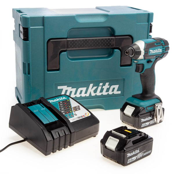 Makita Makita DTD152RGJ 18V LXT Impact Driver (2 x 6.0Ah Batteries) in MakPac Case DTD152RGJ