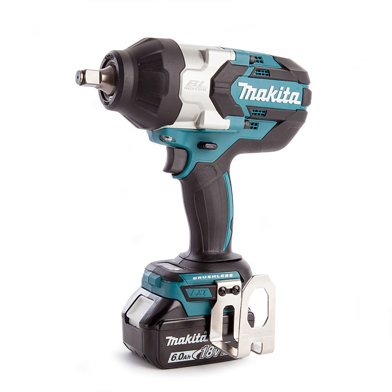 Makita Makita DTW1002RGJ 18V LXT Brushless Impact Wrench 1/2" Drive (2 x 6.0Ah Batteries) in MakPac Case DTW1002RGJ