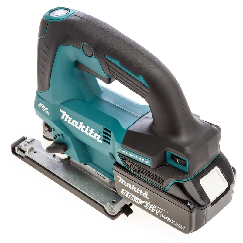 Makita Makita DJV184RTJ 18V LXT Brushless Orbital Jigsaw (2 x 5.0Ah Batteries) in MakPac Case DJV184RTJ