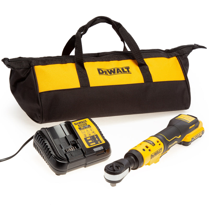 Dewalt Dewalt DCF503D1 12V XR Open Head Ratchet 3/8in (1 x 2.0Ah Battery) DCF503D1-GB