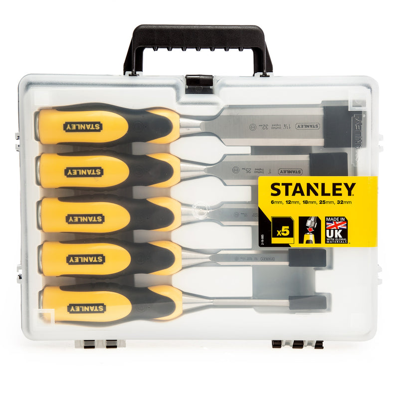 Stanley Stanley 2-16-885 Dynagrip Wood Chisel Set 5 Piece 2-16-885