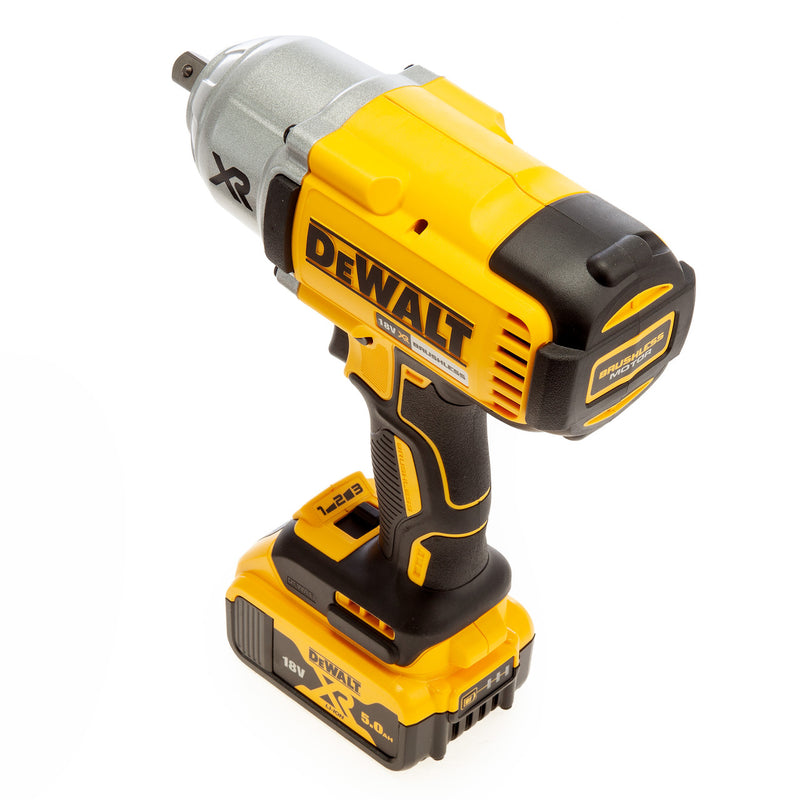 Dewalt Dewalt DCF899P2 18V Brushless High Torque Impact Wrench (2 x 5.0Ah Batteries) DCF899P2-GB