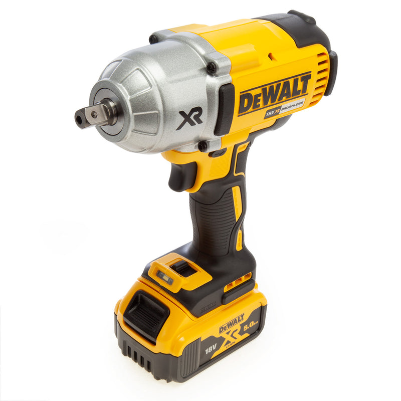 Dewalt Dewalt DCF899P2 18V Brushless High Torque Impact Wrench (2 x 5.0Ah Batteries) DCF899P2-GB