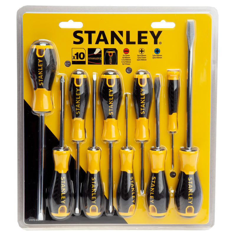 Stanley Stanley 60211 Phillips/Slotted/Pozi Screwdriver Set (10 Piece) STHT0-60211