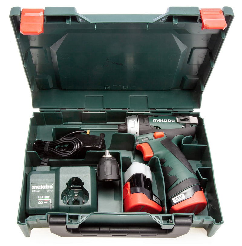 Metabo Metabo 600984500 PowerMaxx BS Basic Drill Driver (2 x 2.0Ah Batteries) 600984500