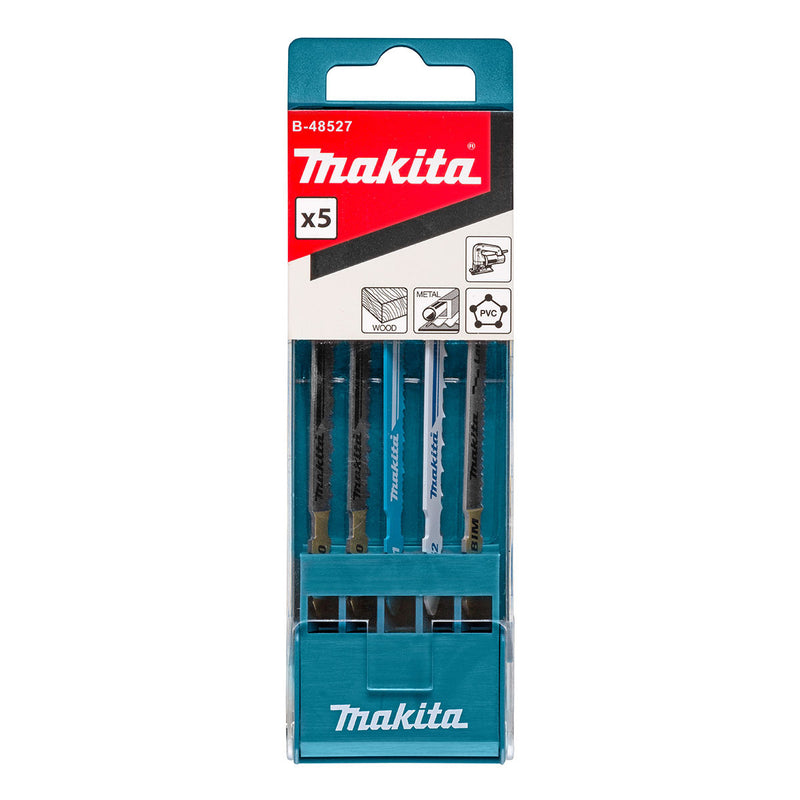 Makita Makita B-48527 Assorted Jigsaw Blade Set (5 Pack) B-48527